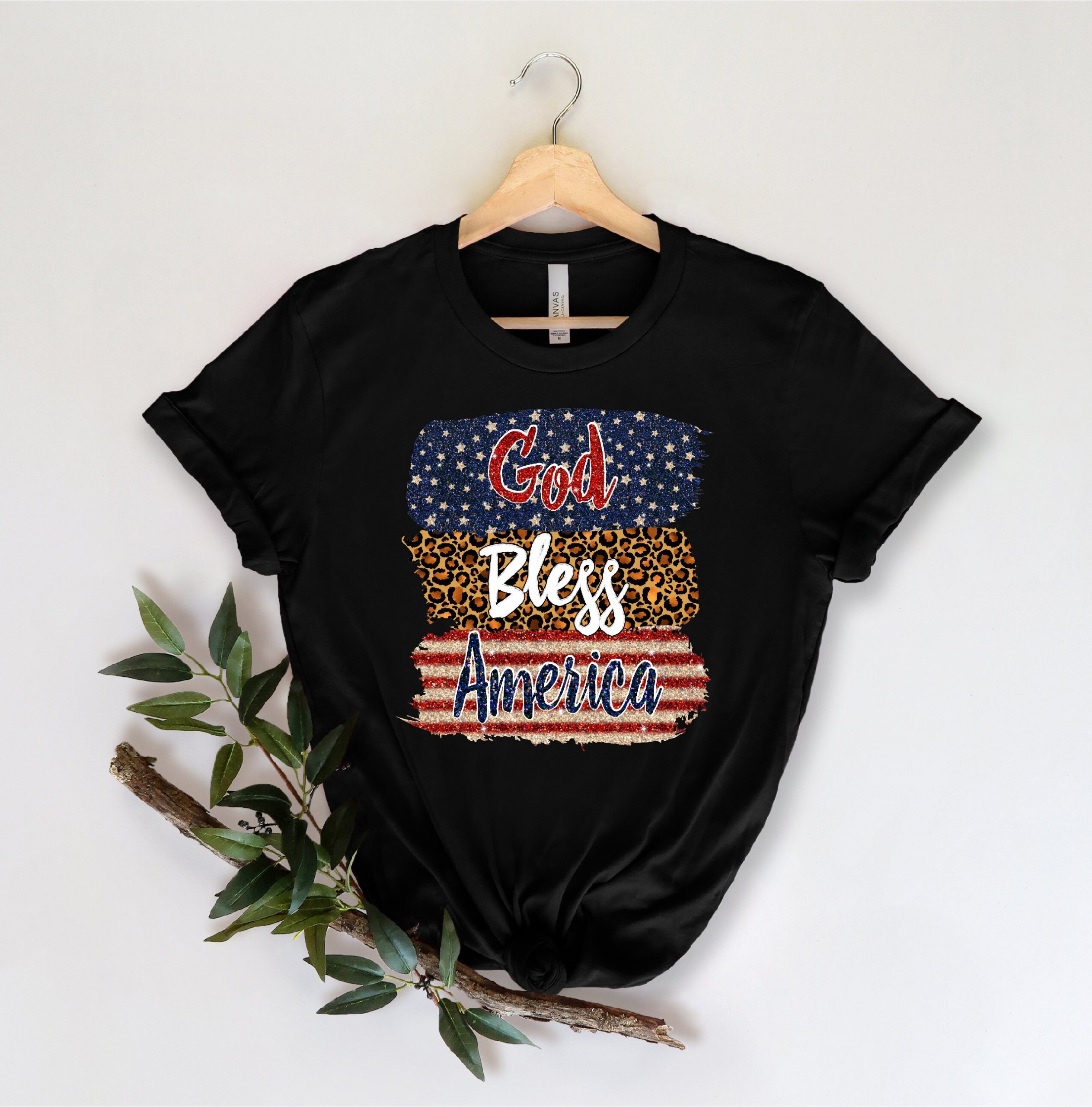 God Bless America Independence Day Unisex T-Shirt God Bless America Independence Day Unisex T-Shirt