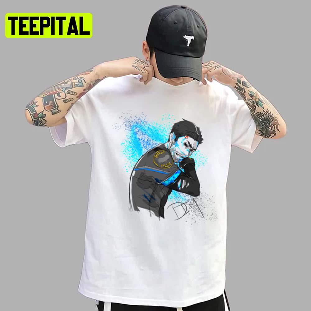 Gr200 Fight Android Gavin Reed Colored Design Unsex T-Shirt Gr200 Fight Android Gavin Reed Colored Design Unsex T-Shirt