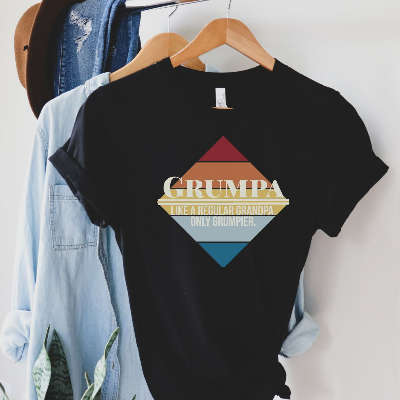 Grumpa Like A Regular Grandpa Only Grumpier Unisex T-Shirt Grumpa Like A Regular Grandpa Only Grumpier Unisex T-Shirt