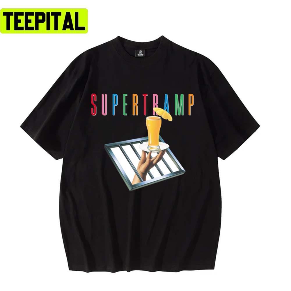 Hand Holding Orange Juice Supertramp Graphic Unisex T-Shirt Hand Holding Orange Juice Supertramp Graphic Unisex T-Shirt