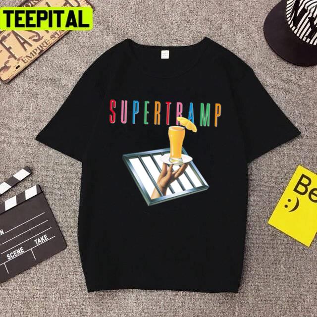 Hand Holding Orange Juice Supertramp Graphic Unisex T-Shirt Hand Holding Orange Juice Supertramp Graphic Unisex T-Shirt
