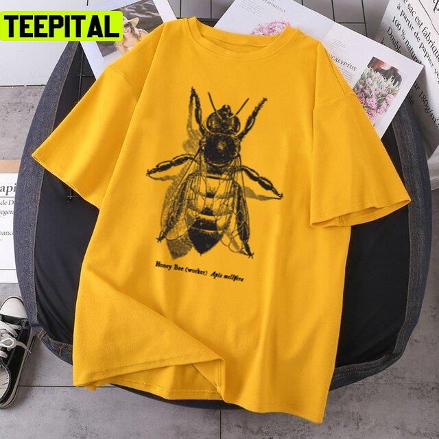 Honey Bee Vintage Scientific Illustration Unisex T-Shirt Honey Bee Vintage Scientific Illustration Unisex T-Shirt