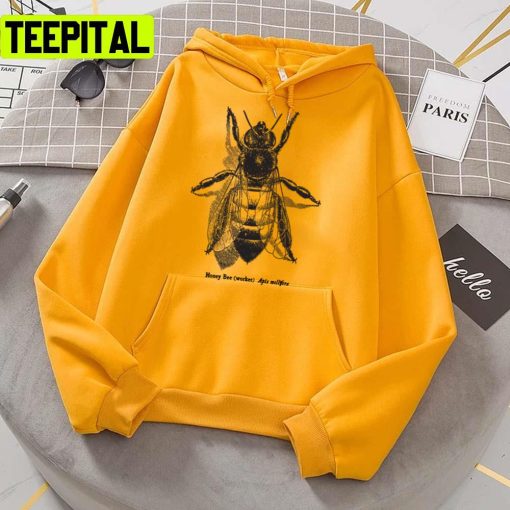 Honey Bee Vintage Scientific Illustration Unisex T-Shirt