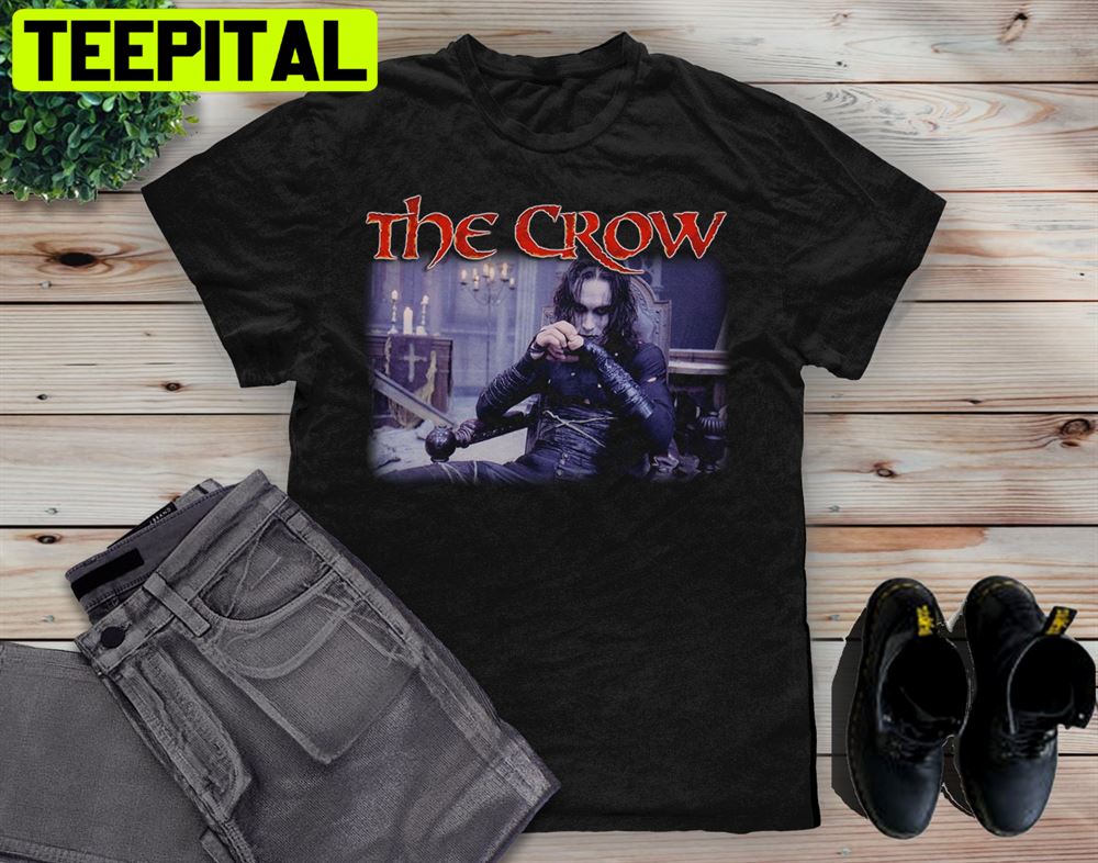 Horror Vintage Movie The Crow Unisex T-Shirt Horror Vintage Movie The Crow Unisex T-Shirt
