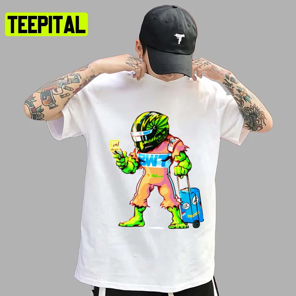 Hulk Edition Art Nico Hulkenberg Car Racing Nascar F1 Unisex T-Shirt Hulk Edition Art Nico Hulkenberg Car Racing Nascar F1 Unisex T-Shirt