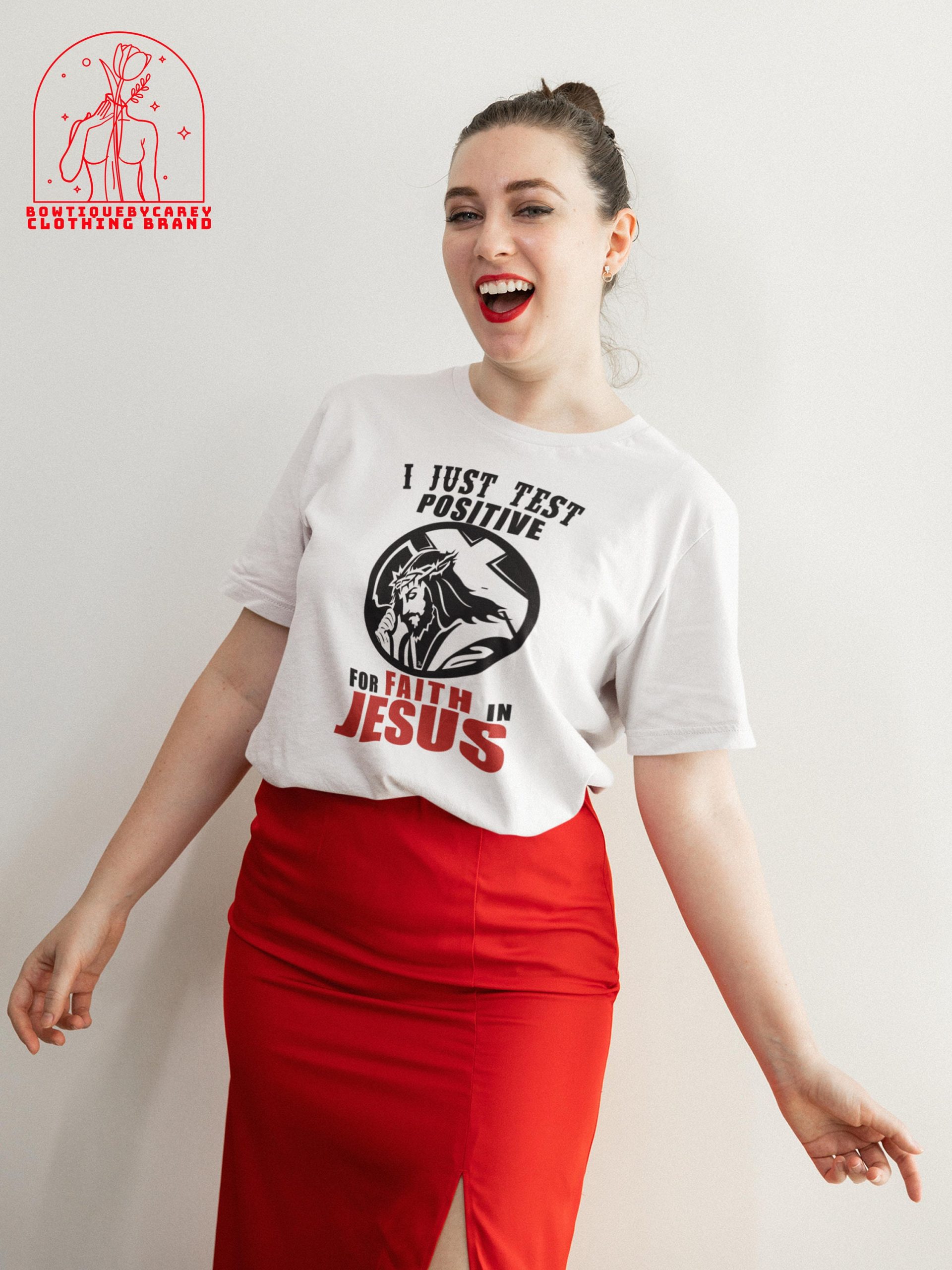 I Just Test Positive For Faith In Jesus Christian Religion Unisex T-Shirt I Just Test Positive For Faith In Jesus Christian Religion Unisex T-Shirt