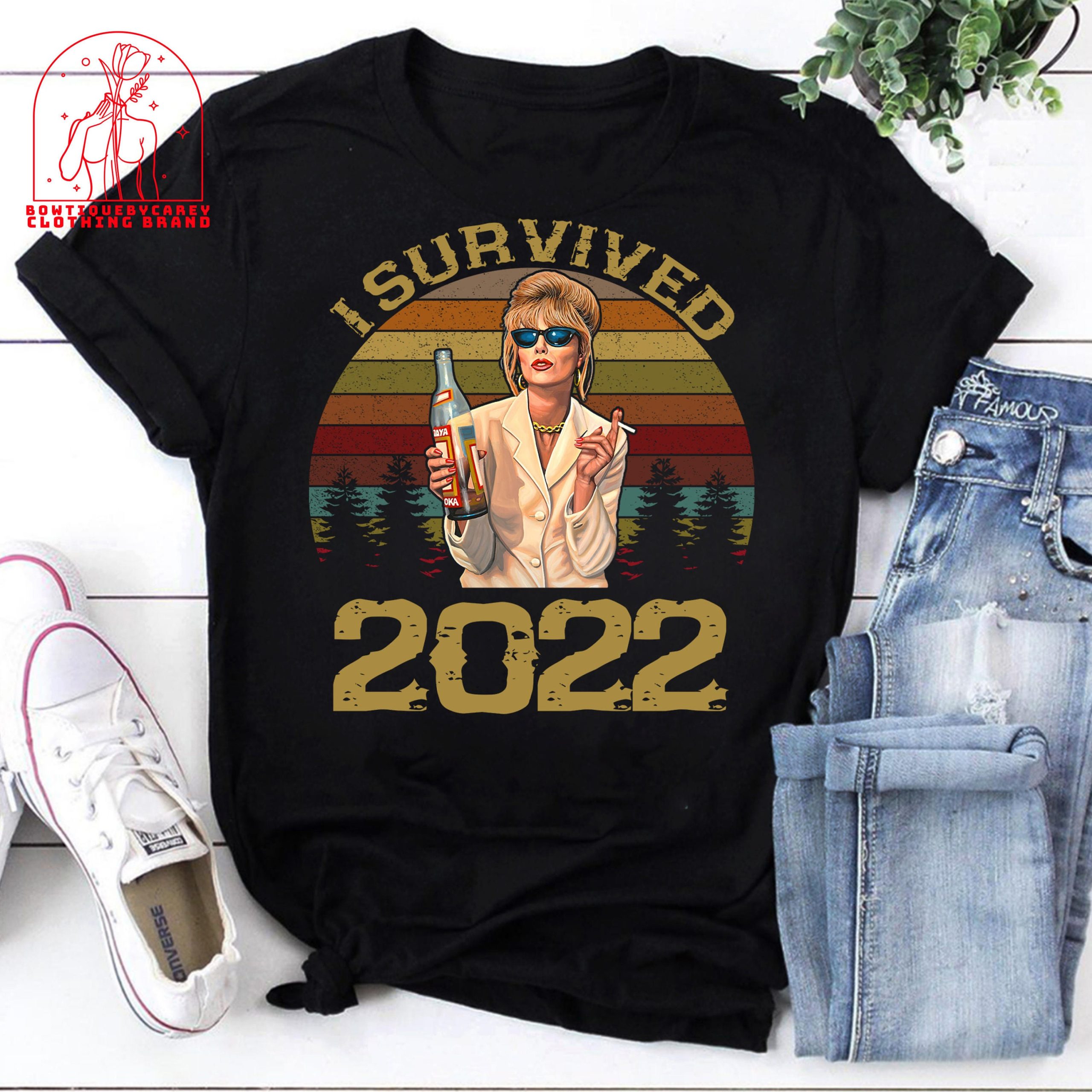 I Survived 2022 Jennifer Saunders Actress Bonkers My Life In Laughs Unisex T-Shirt I Survived 2022 Jennifer Saunders Actress Bonkers My Life In Laughs Unisex T-Shirt