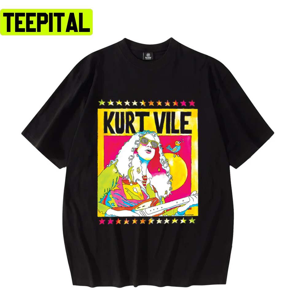 Iconic Yellow Fan Art Kurt Vile Unisex T-Shirt Iconic Yellow Fan Art Kurt Vile Unisex T-Shirt