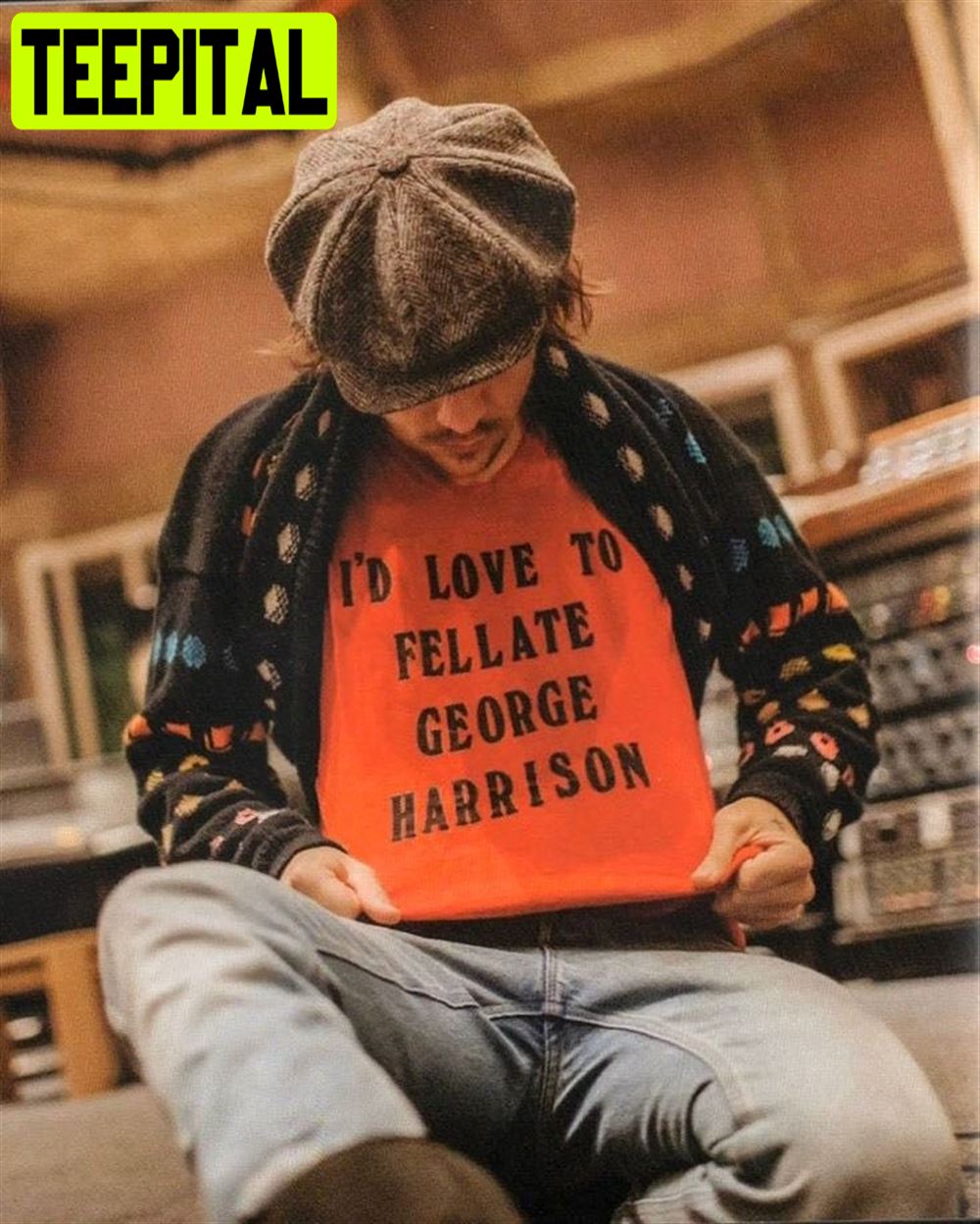 I’d Love To Fellate George Harrison Unisex T-Shirt I’d Love To Fellate George Harrison Unisex T-Shirt