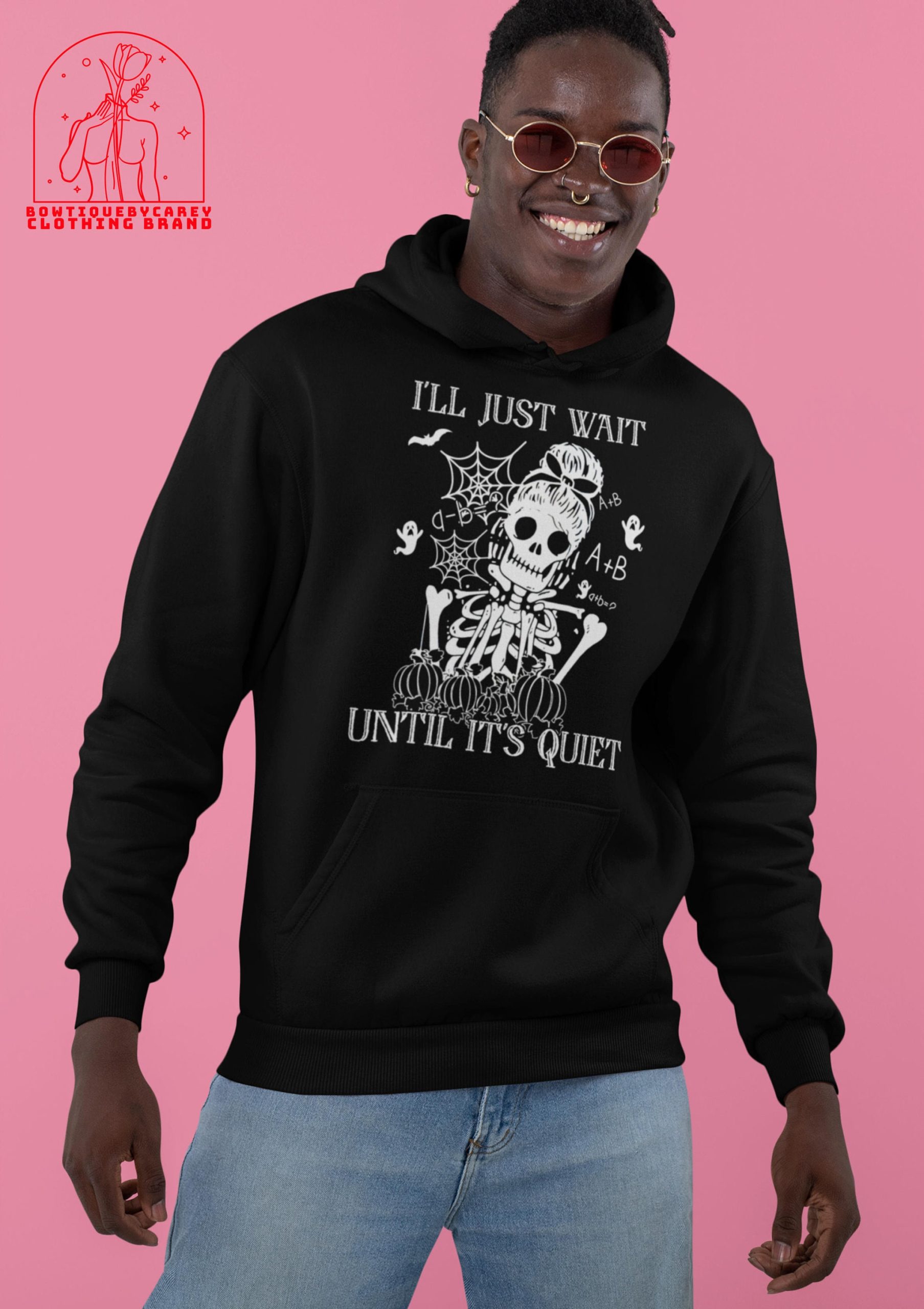 I'll Just Wait Until It's Quiet Skeleton Teacher Halloween Unisex T-Shirt I'll Just Wait Until It's Quiet Skeleton Teacher Halloween Unisex T-Shirt