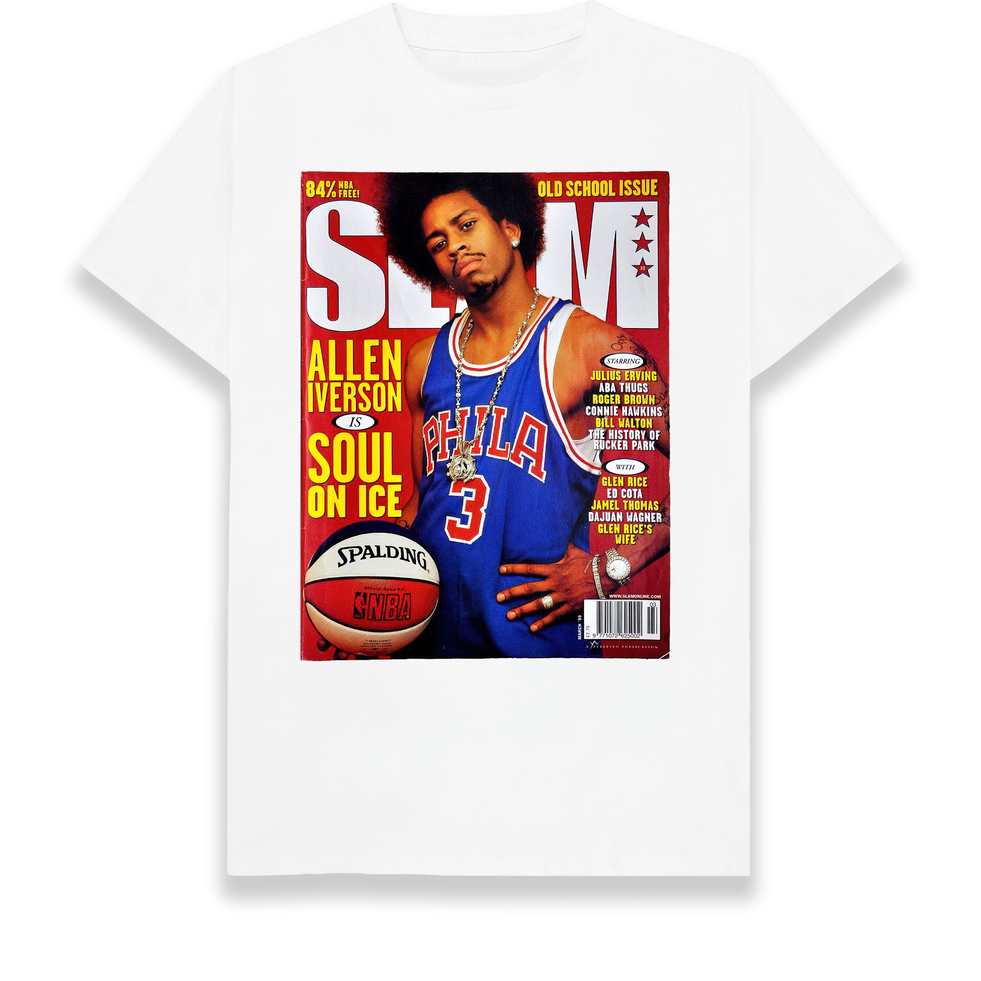 Illustration Allen Iverson Slam Cover Unisex T-Shirt Illustration Allen Iverson Slam Cover Unisex T-Shirt