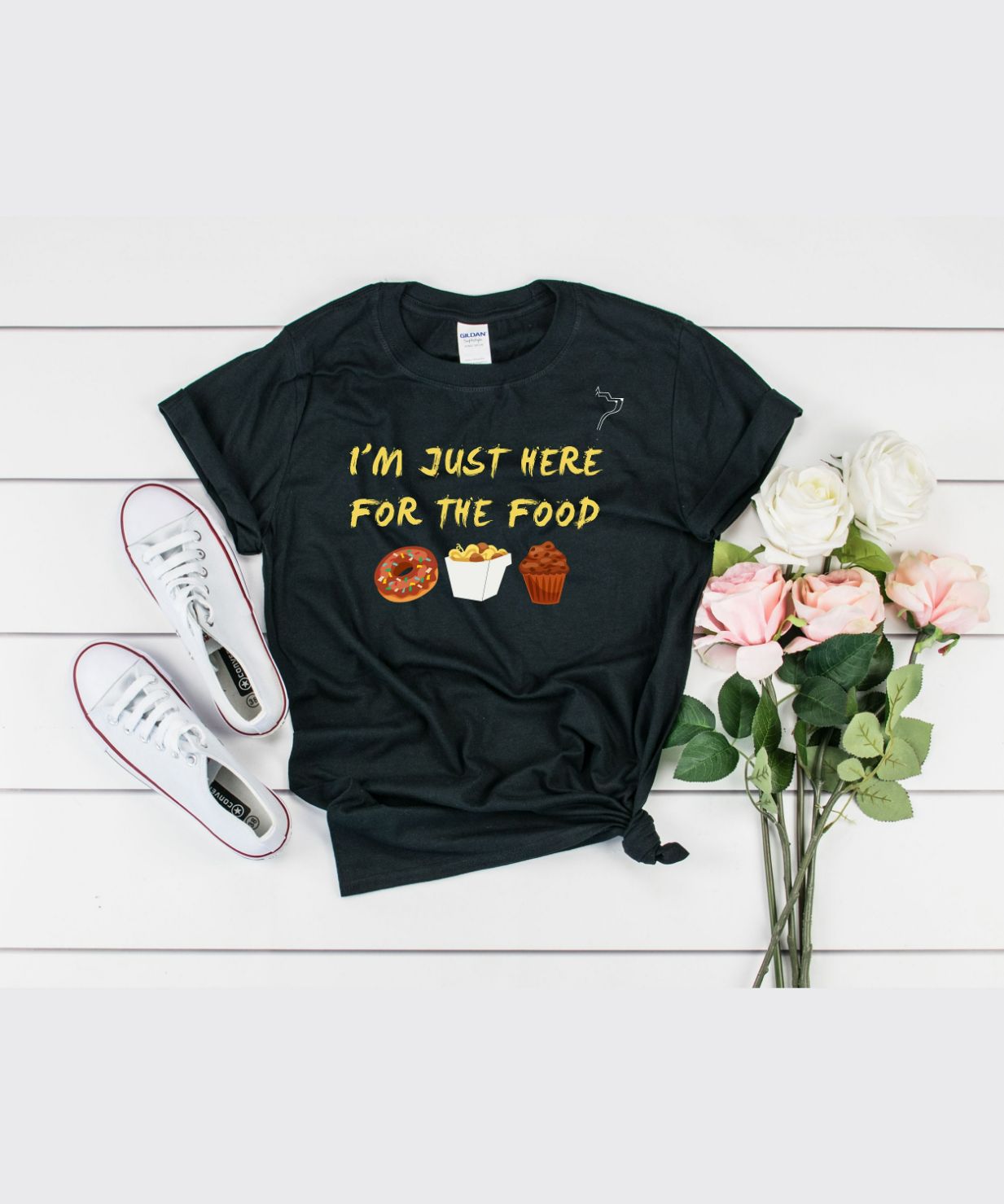 Im Just Here For The Food Unisex T-Shirt Im Just Here For The Food Unisex T-Shirt
