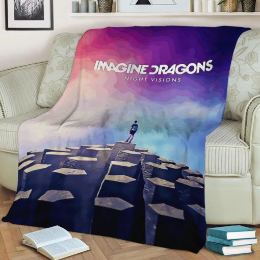 Imagine Dragons Best Seller Fleece Blanket Throw Blanket Gift Imagine Dragons Best Seller Fleece Blanket Throw Blanket Gift