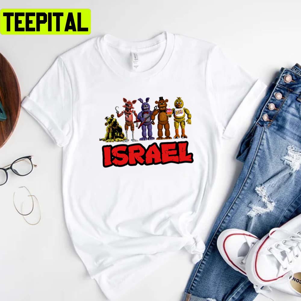Israel Security Breach Graphic Fnaf Unisex T-Shirt Israel Security Breach Graphic Fnaf Unisex T-Shirt