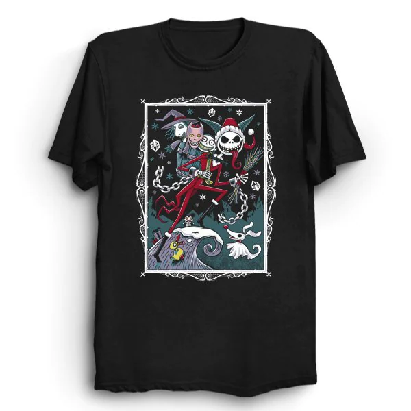 Jack Vom Krampus Nightmare Gothic Creepy Cute Horror Jack Skellington Unisex T-Shirt Jack Vom Krampus Nightmare Gothic Creepy Cute Horror Jack Skellington Unisex T-Shirt