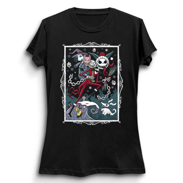 Jack Vom Krampus Nightmare Gothic Creepy Cute Horror Jack Skellington Unisex T-Shirt Jack Vom Krampus Nightmare Gothic Creepy Cute Horror Jack Skellington Unisex T-Shirt