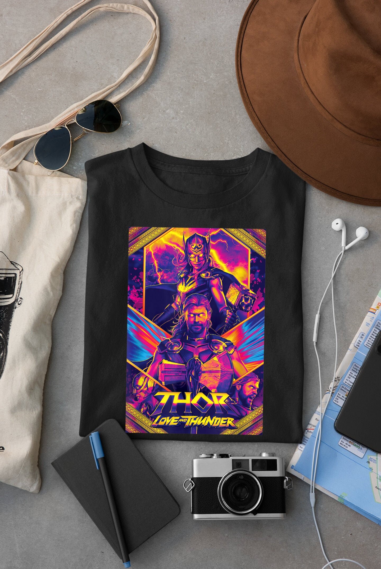 Jane Neon 2022 Mcu Comic Thor Love And Thunder Unisex T-Shirt Jane Neon 2022 Mcu Comic Thor Love And Thunder Unisex T-Shirt