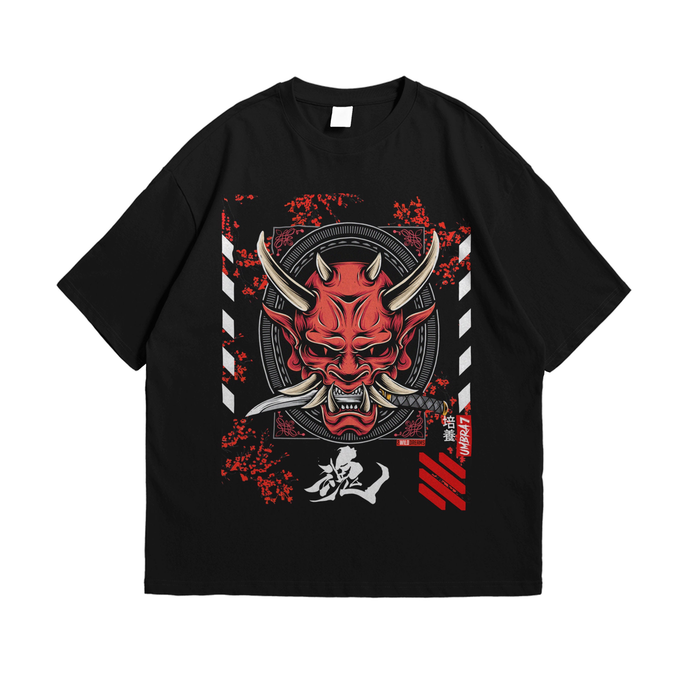 Japanese Urban Artwork Hannya Oni Graphic Unisex T-Shirt Japanese Urban Artwork Hannya Oni Graphic Unisex T-Shirt