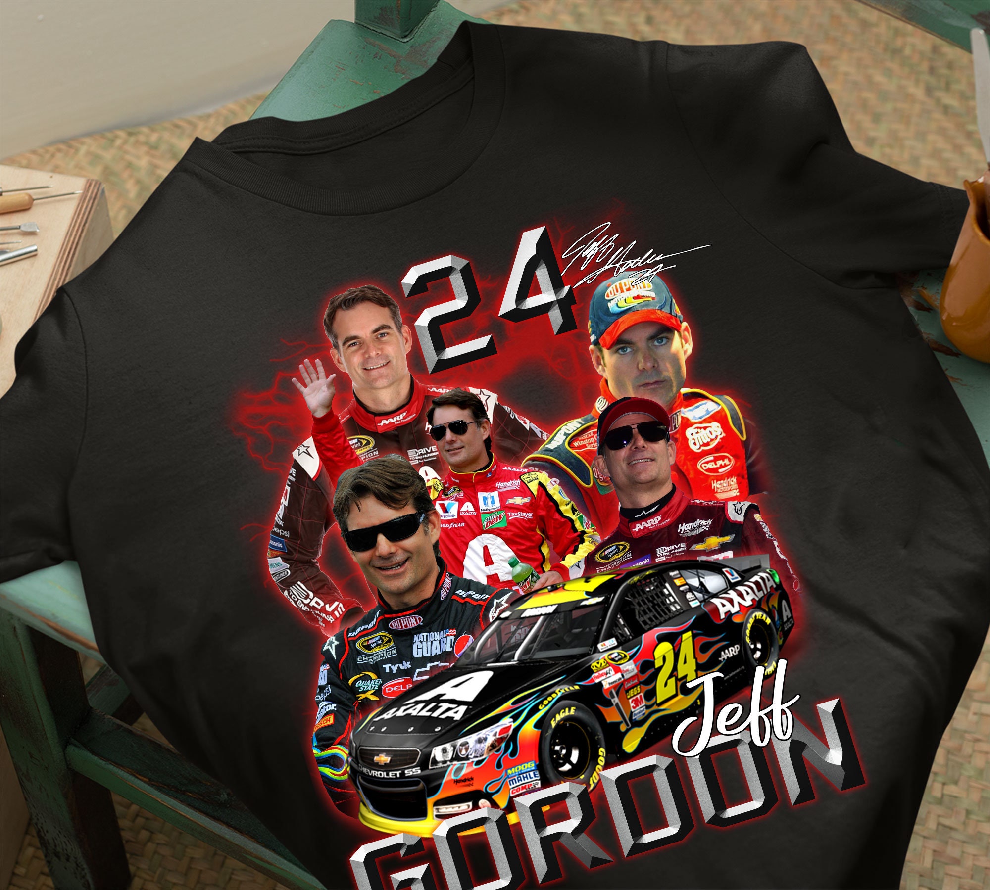 Jeff Gordon 24 Race Winston Cup Champion Nascar Racing Formula 1 F1 Shirt Jeff Gordon 24 Race Winston Cup Champion Nascar Racing Formula 1 F1 Shirt