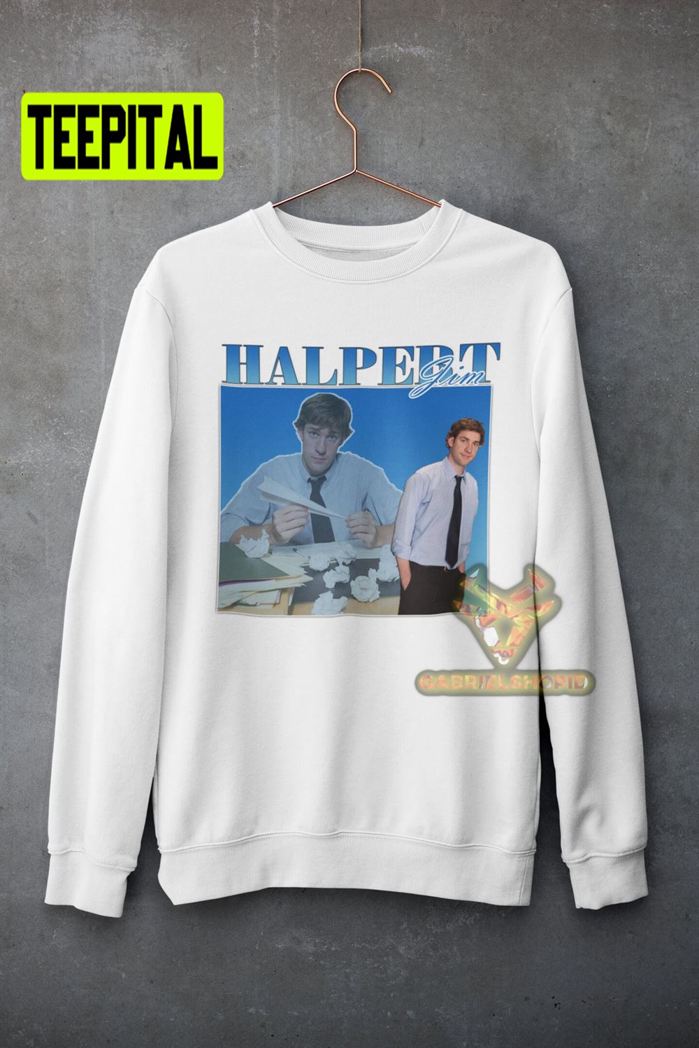 Jim Halpert Homage Unisex Sweatshirt Jim Halpert Homage Unisex Sweatshirt