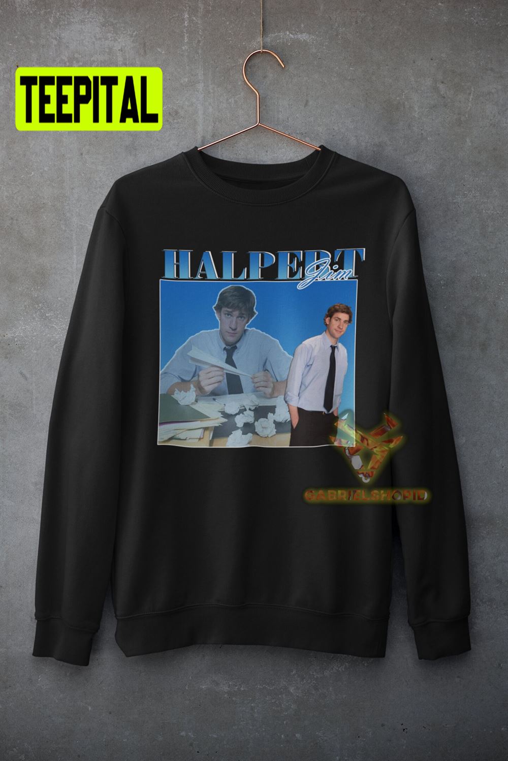 Jim Halpert Homage Unisex Sweatshirt Jim Halpert Homage Unisex Sweatshirt