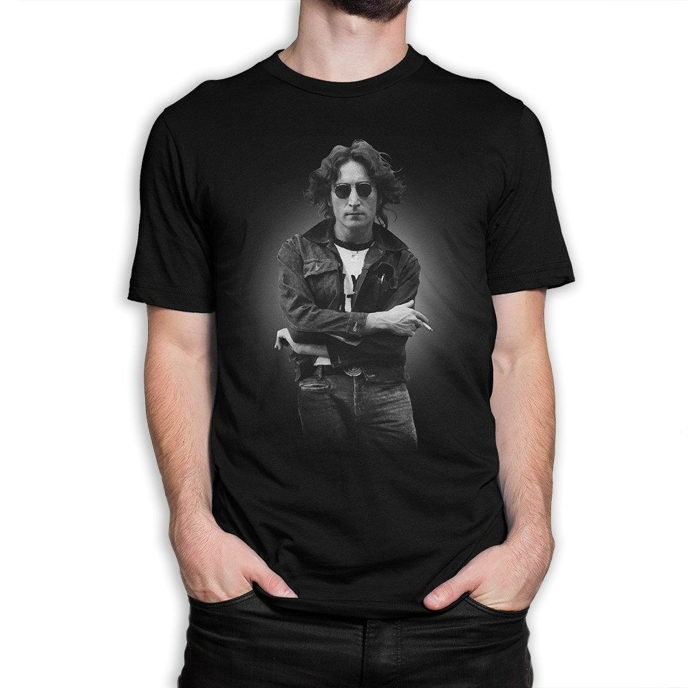 John Lennon Black T-Shirt John Lennon Black T-Shirt