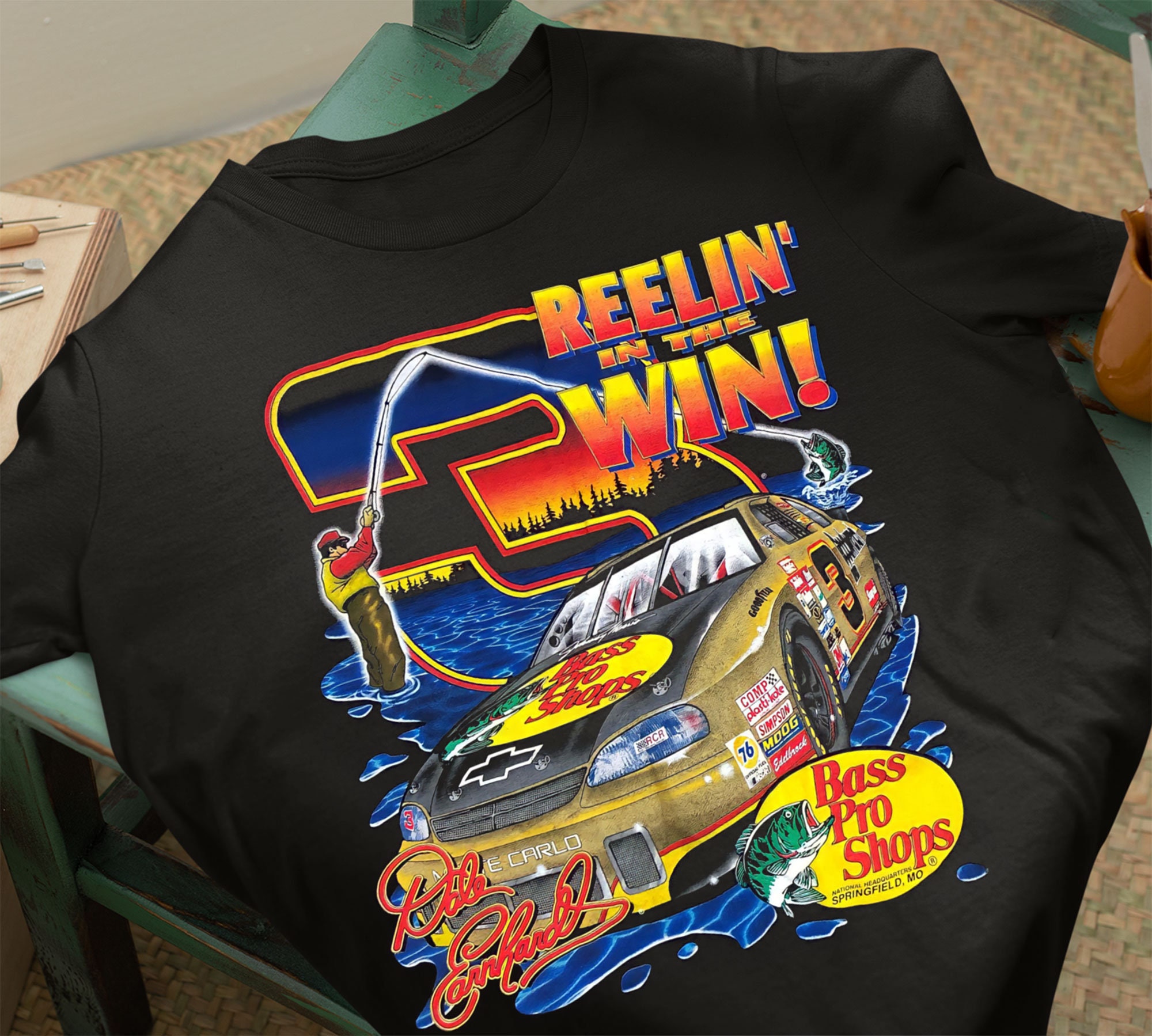 Jr 3 Reelin In The Win Formula 1 F1 Dale Earnhardt Motorsports Shirt Jr 3 Reelin In The Win Formula 1 F1 Dale Earnhardt Motorsports Shirt