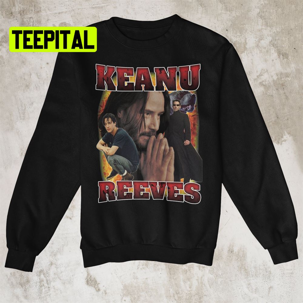 Keanu Reeves Vintage Unisex Sweatshirt Keanu Reeves Vintage Unisex Sweatshirt