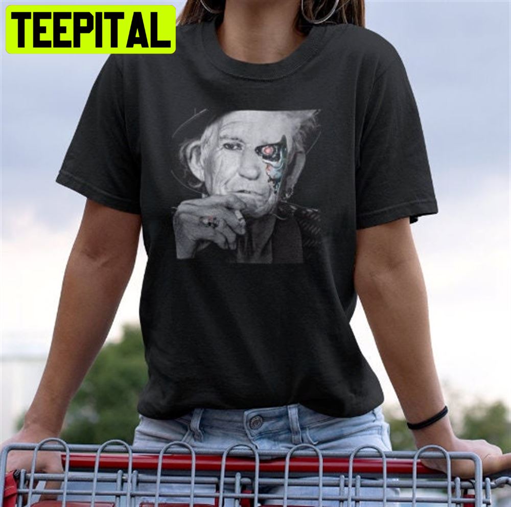 Keith Richards Terminator Unisex T-Shirt Keith Richards Terminator Unisex T-Shirt