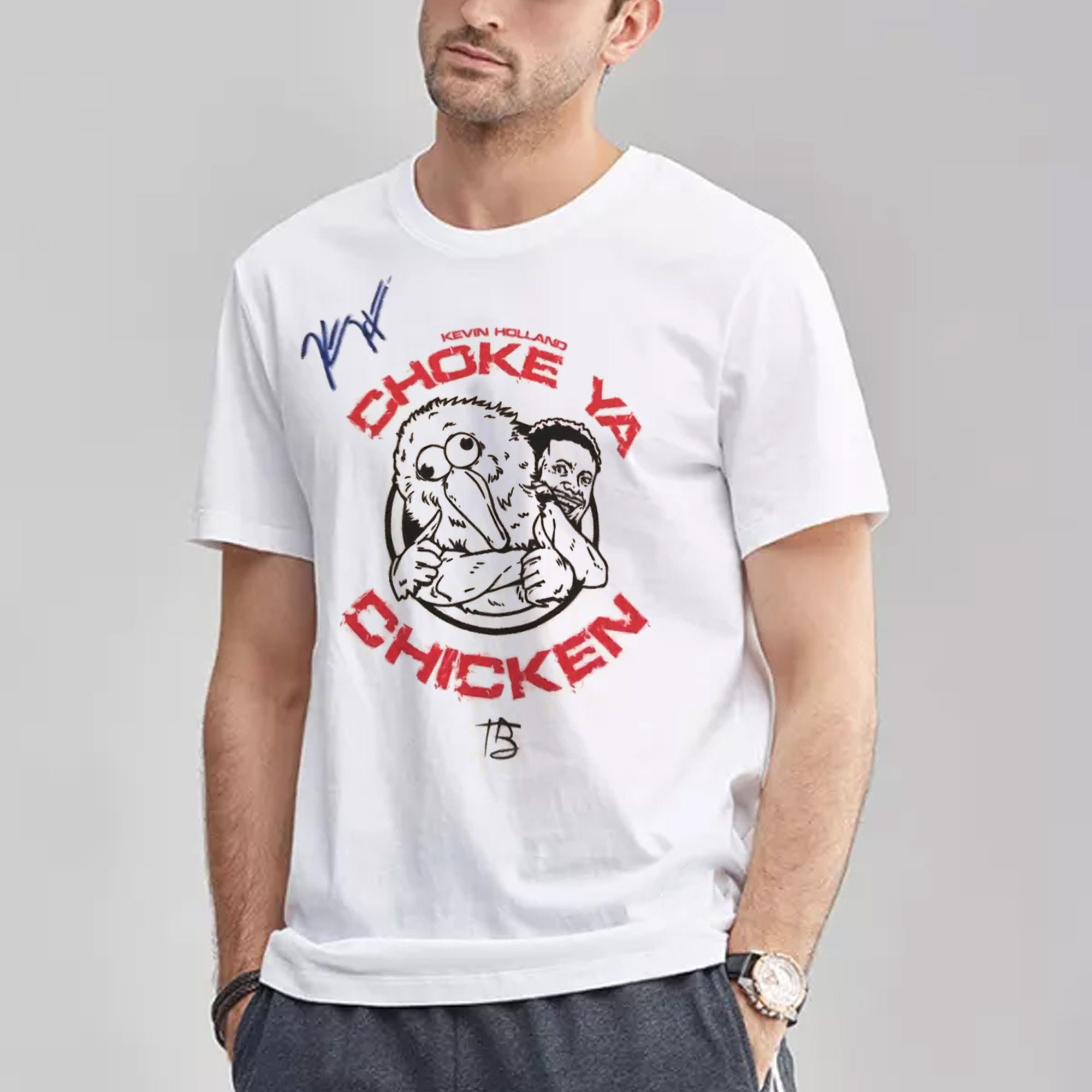 Kevin Holland Choke Ya Chicken Unisex T-Shirt Kevin Holland Choke Ya Chicken Unisex T-Shirt
