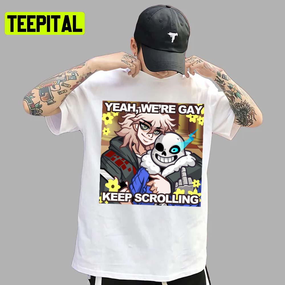 Komaeda Danganronpa Sans Undertale Graphic Unisex T-Shirt Komaeda Danganronpa Sans Undertale Graphic Unisex T-Shirt