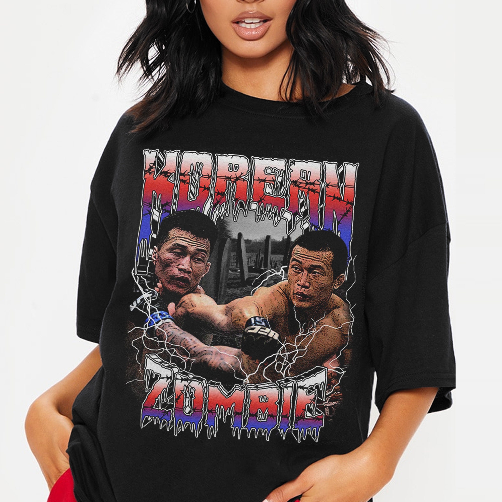 Korean Zombie Vintage Bootleg 90s Style Unisex T-Shirt Korean Zombie Vintage Bootleg 90s Style Unisex T-Shirt