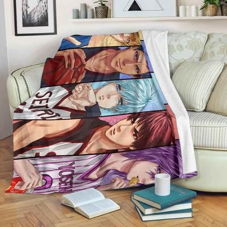 Kuroko No Basuke Fleece Blanket Throw Blanket Gift Kuroko No Basuke Fleece Blanket Throw Blanket Gift