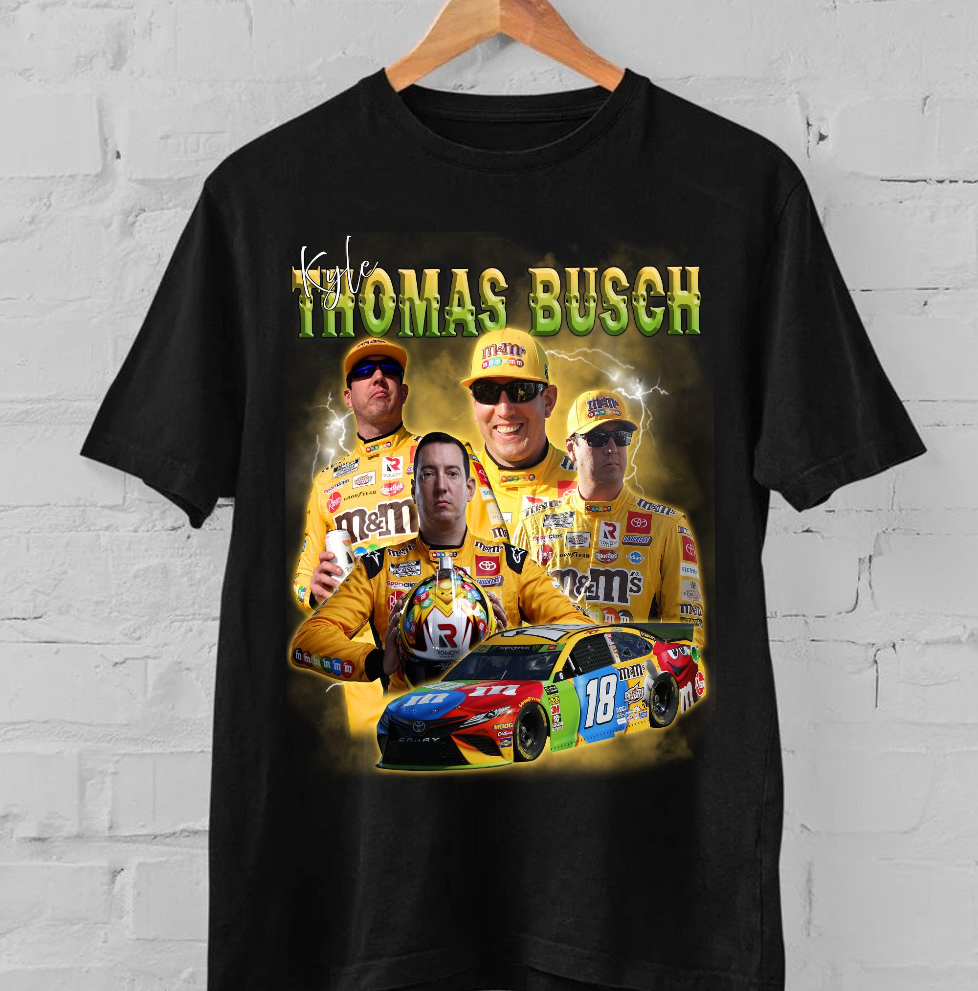 Kyle Busch 18 Champion Motorsport Auto Chevy Car Nascar Racing Formula 1 F1 Shirt Kyle Busch 18 Champion Motorsport Auto Chevy Car Nascar Racing Formula 1 F1 Shirt