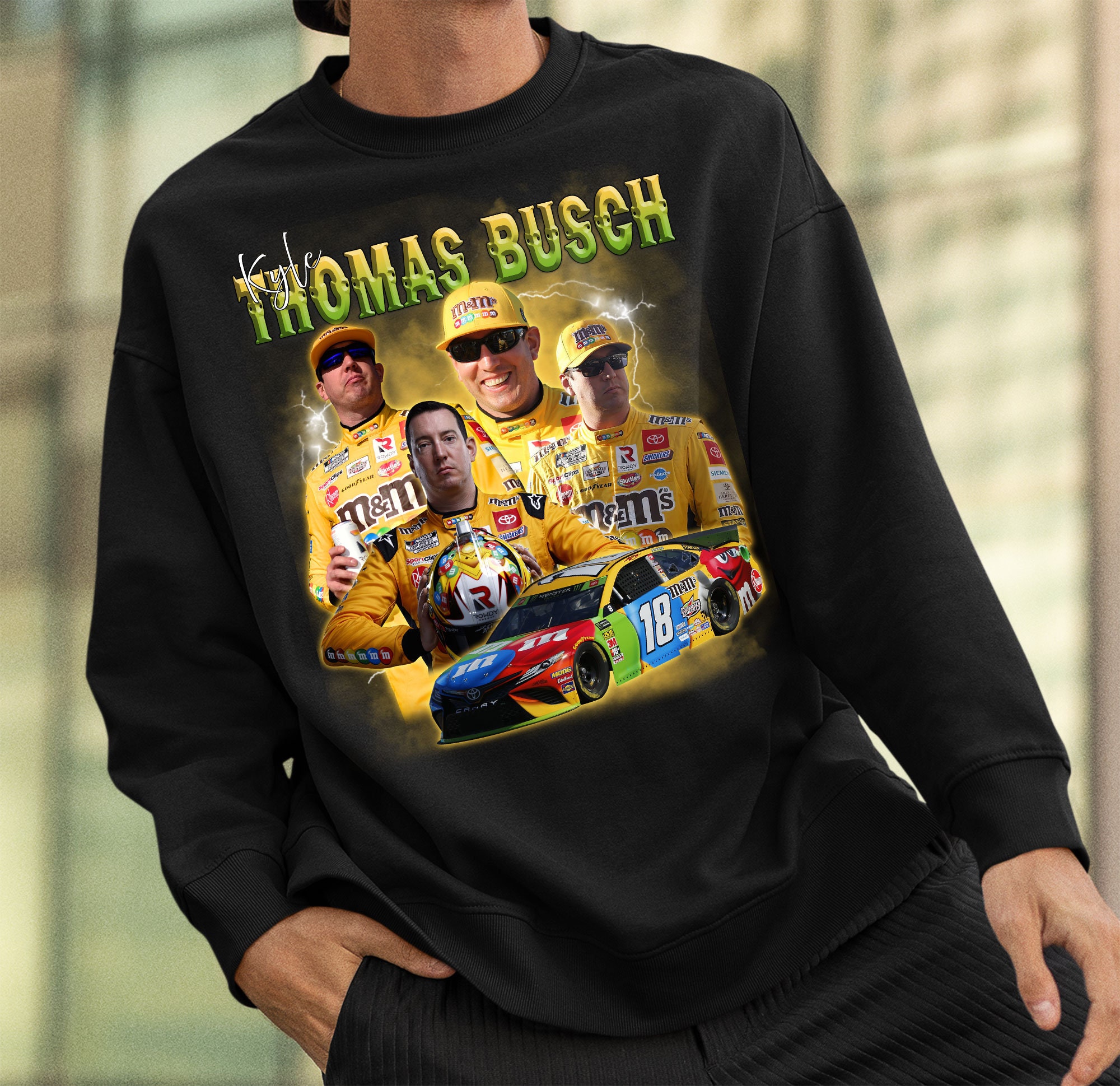 Kyle Busch 18 Champion Motorsport Auto Chevy Car Nascar Racing Formula 1 F1 Shirt Kyle Busch 18 Champion Motorsport Auto Chevy Car Nascar Racing Formula 1 F1 Shirt