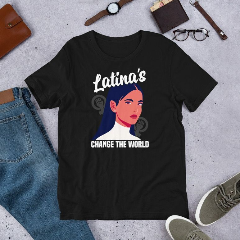 Latinas Change The World Feminist Short-Sleeve Unisex T-Shirt Latinas Change The World Feminist Short-Sleeve Unisex T-Shirt