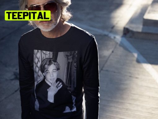 Leonardo Dicaprio Black And White Art Unisex T-Shirt