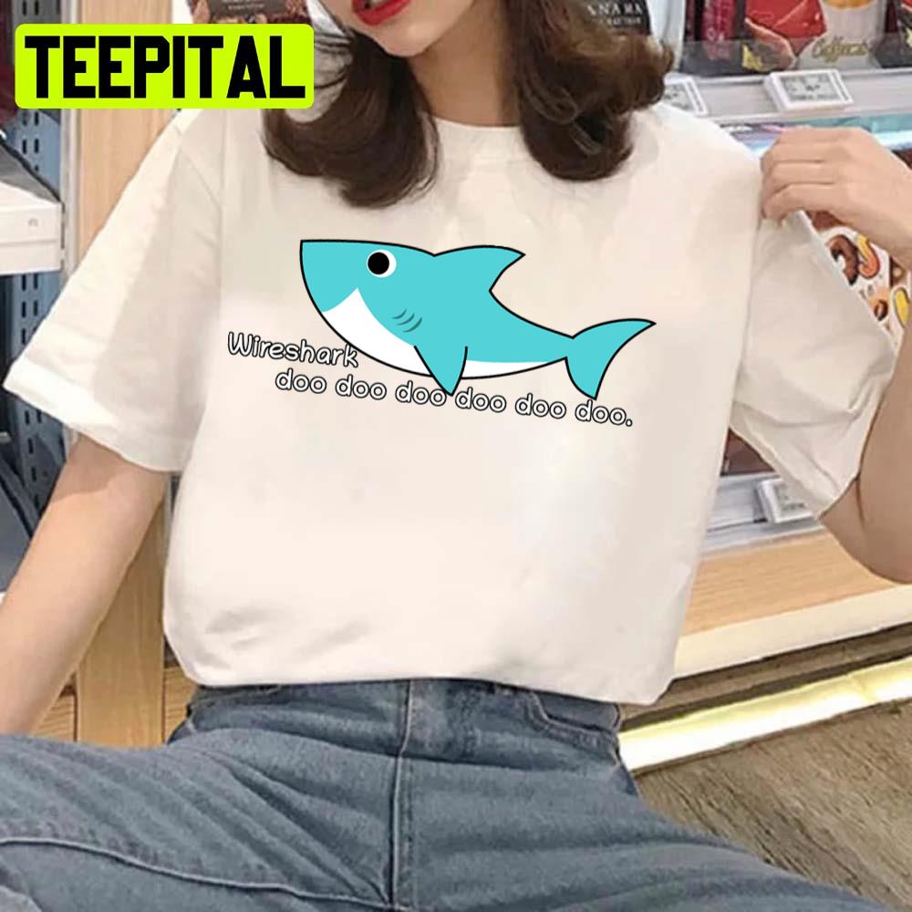 Light Blue Baby Wireshark Cute Design Unsex T-Shirt Light Blue Baby Wireshark Cute Design Unsex T-Shirt