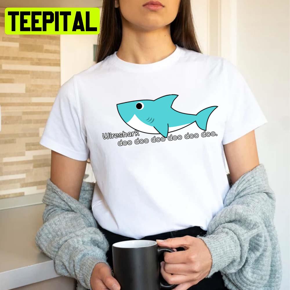 Light Blue Baby Wireshark Cute Design Unsex T-Shirt Light Blue Baby Wireshark Cute Design Unsex T-Shirt
