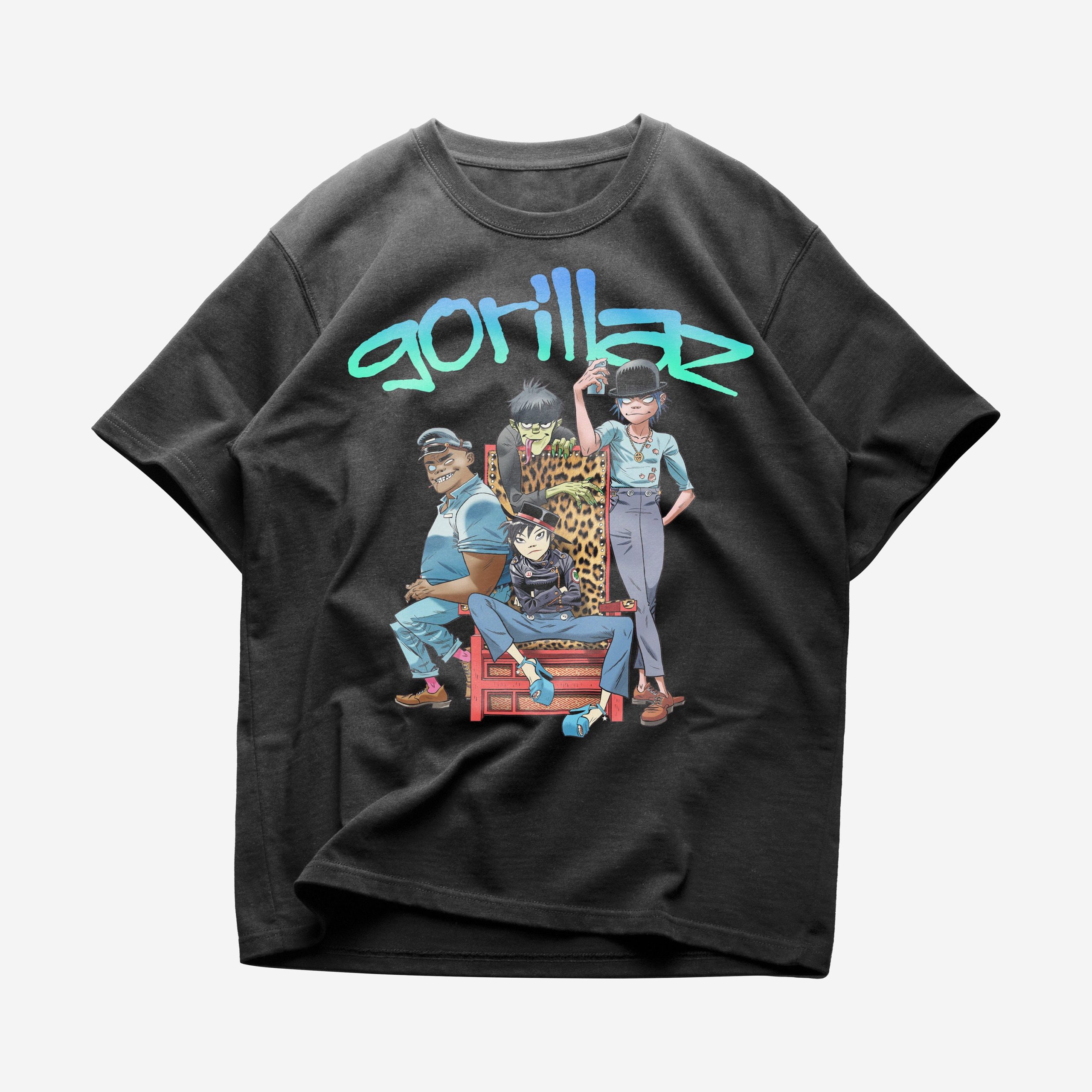 Limited Gorillaz Gorillaz Demon Days Plastic Beach Humanz Streetwear Unisex T-Shirt Limited Gorillaz Gorillaz Demon Days Plastic Beach Humanz Streetwear Unisex T-Shirt
