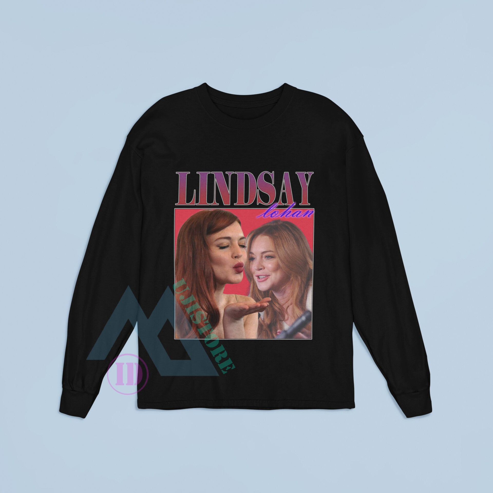 Lindsay Lohan 90's Vintage Art Unisex T-Shirt Lindsay Lohan 90's Vintage Art Unisex T-Shirt