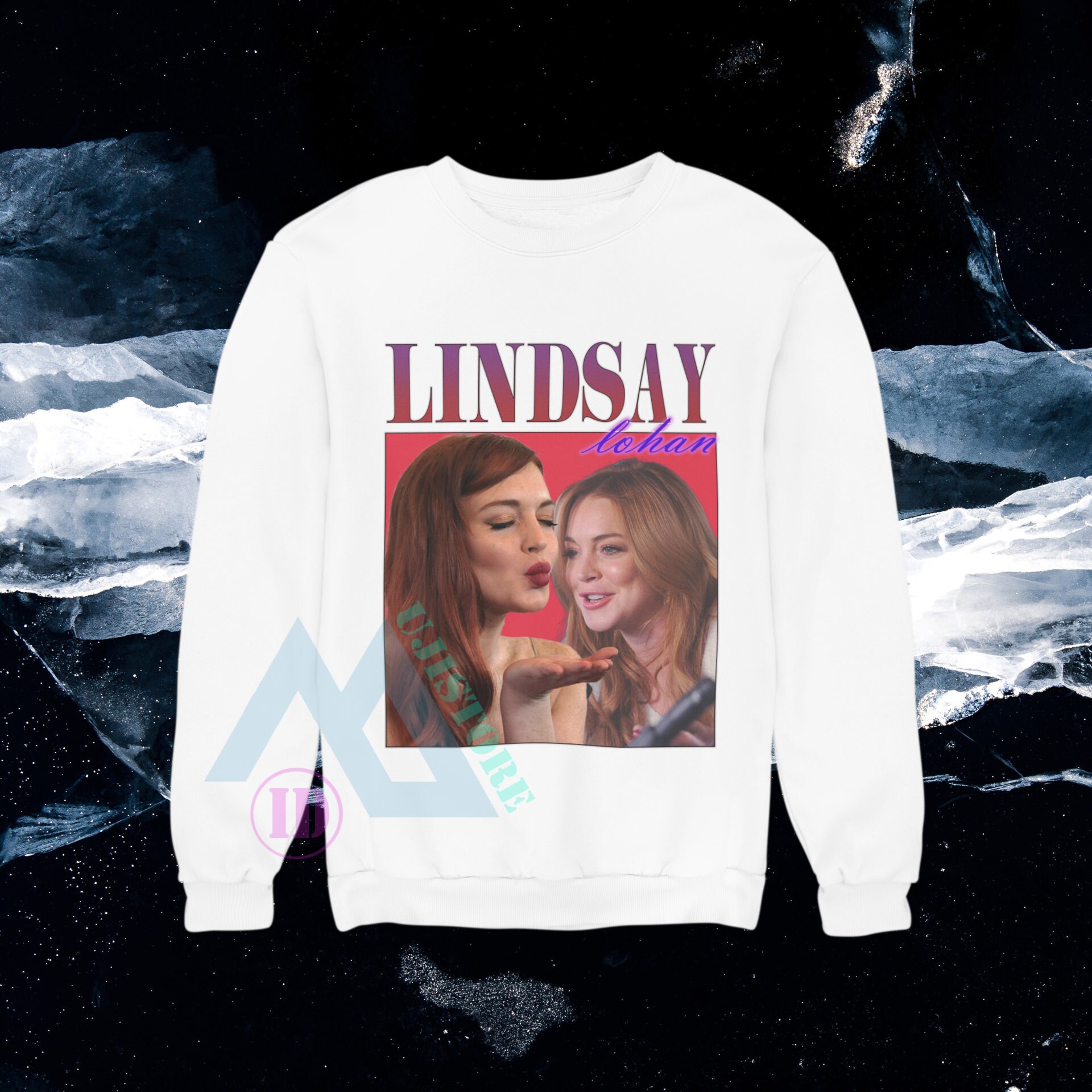Lindsay Lohan 90's Vintage Art Unisex T-Shirt Lindsay Lohan 90's Vintage Art Unisex T-Shirt