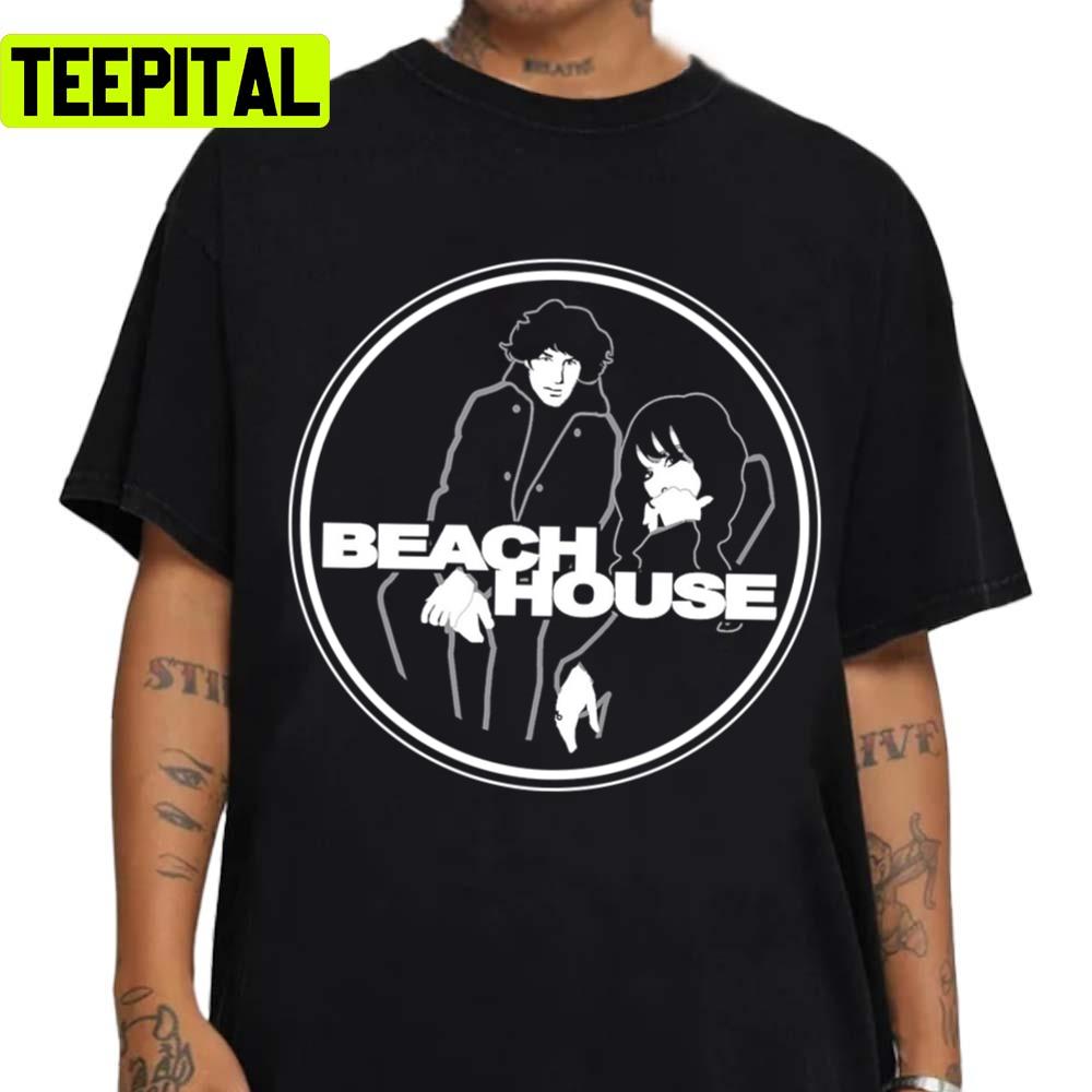 Line Art Of The Beach House Unisex T-Shirt Line Art Of The Beach House Unisex T-Shirt