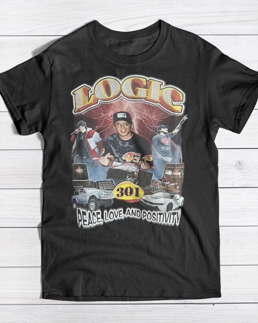 Logic Peace Love And Positivity Vinyl Days Peace Love And Positivity Unisex T-Shirt Logic Peace Love And Positivity Vinyl Days Peace Love And Positivity Unisex T-Shirt