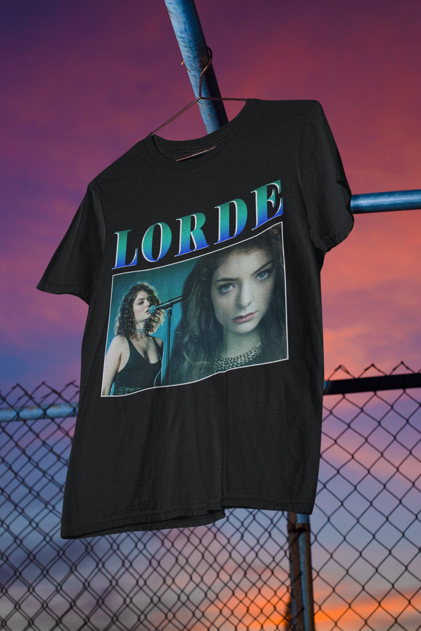 Lorde 90s Concert Royle Retro Portrait Unisex T-Shirt Lorde 90s Concert Royle Retro Portrait Unisex T-Shirt