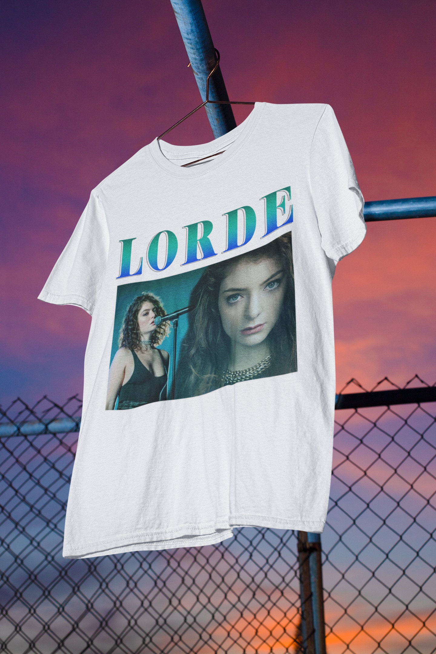 Lorde 90s Concert Royle Retro Portrait Unisex T-Shirt Lorde 90s Concert Royle Retro Portrait Unisex T-Shirt