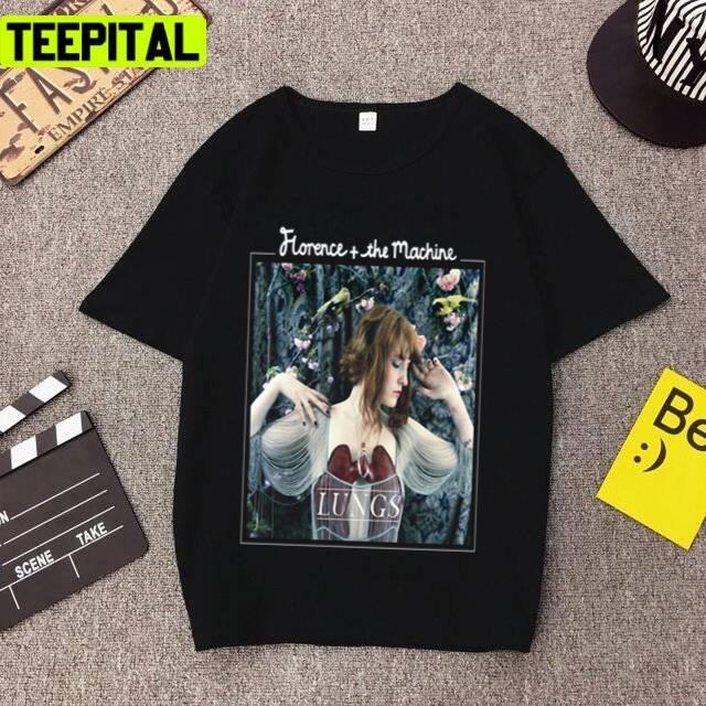 Lungs Art Flora Florence And The Machine Unisex T-Shirt Lungs Art Flora Florence And The Machine Unisex T-Shirt