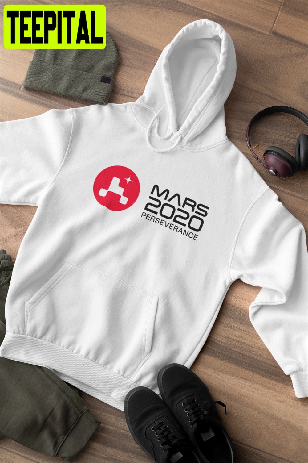 Mars 2020 Nasa Perseverance Hooded Unisex T-Shirt Mars 2020 Nasa Perseverance Hooded Unisex T-Shirt