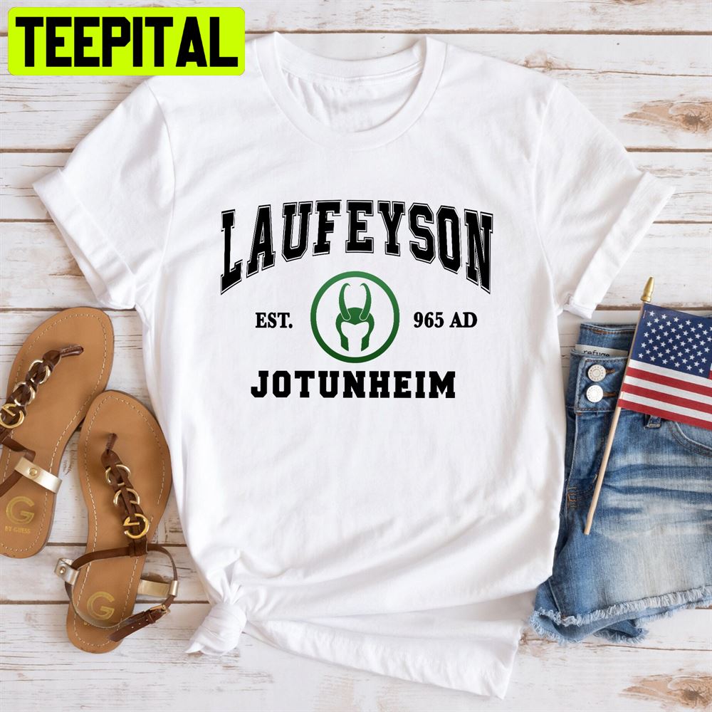 Marvel Superhero Team Laufeyson Jotunheim Est 965 Unisex T-Shirt Marvel Superhero Team Laufeyson Jotunheim Est 965 Unisex T-Shirt