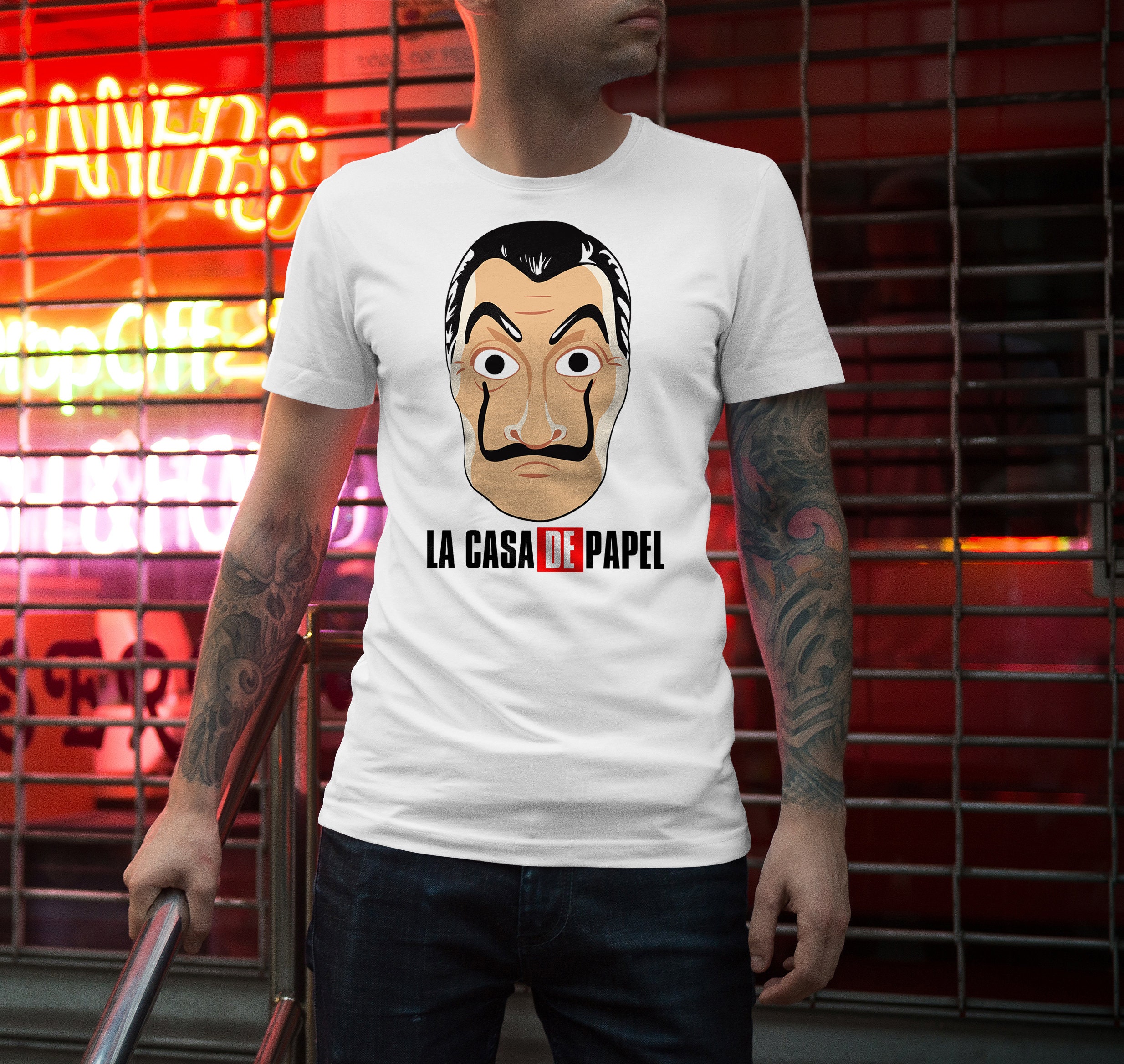 Mask La Casa Depapel Unisex T-Shirt Mask La Casa Depapel Unisex T-Shirt